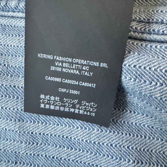 Saint Laurent Degrade Denim Trucker Jacket $1,190 - Picture 9 of 12